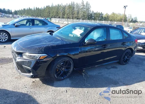 2023 Honda Civic Sport из США, поврежденный, VIN 2HGFE2F55PH549145